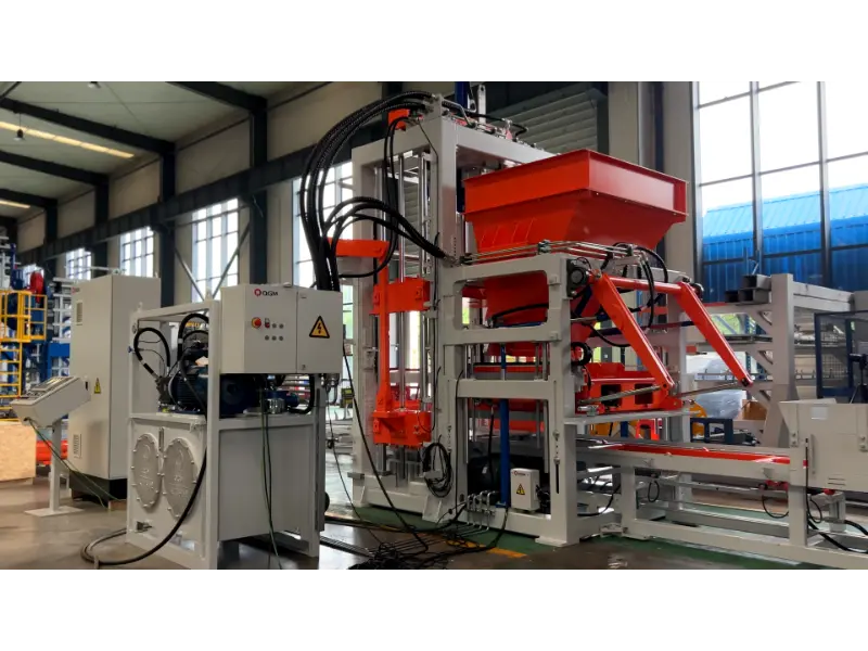 Quangong Machinery Co., Ltd. QT10 høyhastighets blokkfremstillingsproduksjonslinje setter en ny standard for intelligent produksjon
