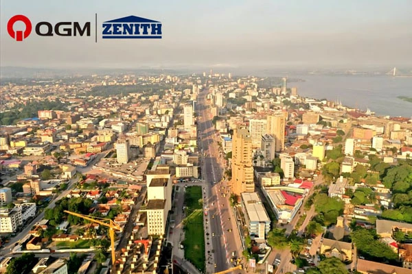QGM QT6 betongblokkmaskin i KINSHASA D.R CONGO