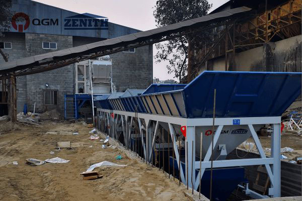 ZN900C automatisk produksjonslinje med stativ og off-line kubikksystem i Bangladesh