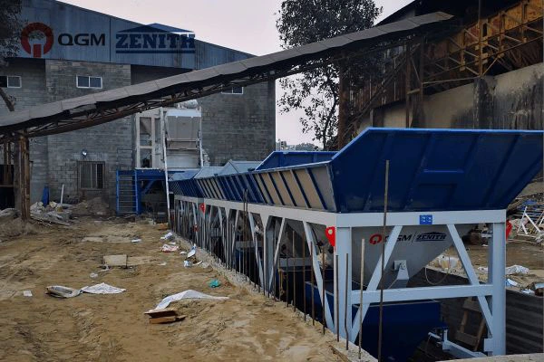 ZN900C automatisk produksjonslinje med stativ og off-line kubikksystem i Bangladesh